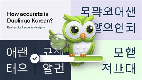 is duolingo korean accurate.